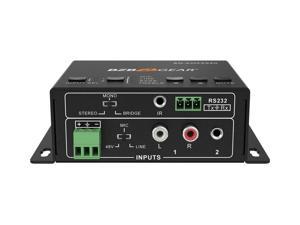 Bzbgear 2 Channel 40W Compact Stereo/Mono Audio Amplifier - 3 Inputs Bg-Amp2X20