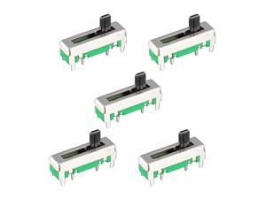 Uxcell 5Pcs Fader Variable Resistors Mixer 18Mm Straight Slide Potentiometer B102 B1K Ohm Linear Single Potentiometers For Dimming Tuning