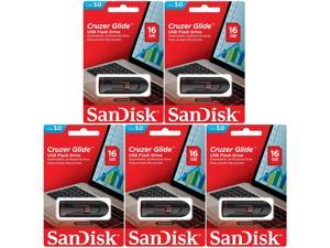 5 x SanDisk 16GB Cruzer Glide USB 3.0 Flash Pen Drive SDCZ60 SDCZ600-016G-B35