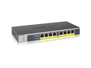 NEW NETGEAR GS108PP-100NAS 8-port Gigabit Ethernet PoE+ Unmanaged Switch NEW NETGEAR GS108PP-100NAS 8-port Gigabit Ethernet PoE+ Unmanaged Switch