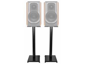 Black 29 Steel Bookshelf Speaker Stands For Energy Cb 20