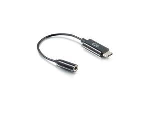 C2G USB C To Aux Adapter (3.5mm) USB C Phone Adapter For Audio
