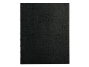 Blueline NotePro Notebook 7 1/4 x 9 1/4 White Paper Black Cover 75 Ruled Sheets Blueline NotePro Notebook 7 1/4 x 9 1/4 White Paper Black Cover 75 Ruled Sheets