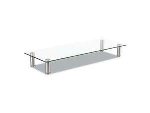 Innovera IVR55025 Adjustable Tempered Glass Monitor Riser, 22 3/4 X 8 1/4 X 3 Innovera IVR55025 Adjustable Tempered Glass Monitor Riser, 22 3/4 X 8 1/4 X 3
