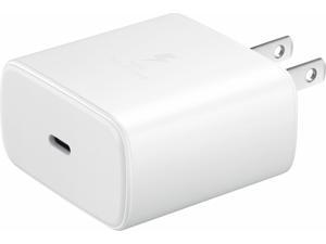 Samsung - Super Fast Charging 45W USB Type-C Wall Charger - White Samsung - Super Fast Charging 45W USB Type-C Wall Charger - White