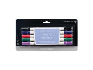 White American Crafts 376908 Chalk Markers Purple Red Markers Pink Silver