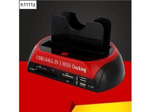 USB 3.0 All in One HDD Docking Station Multi Card Reader Slot for HDD Enclosure 2.5/3.5 inch SATA/IDE Hard Drive Docking Station USB 3.0 All in One HDD Docking Station Multi Card Reader Slot for HDD Enclosure 2.5/3.5 inch SATA/IDE Hard Drive Docking Station