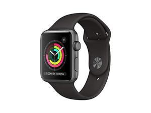 Apple Watch Series 3 (GPS, 42mm) - Space Gray Aluminium Case with Black Sport Band Apple Watch Series 3 (GPS, 42mm) - Space Gray Aluminium Case with Black Sport Band