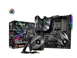 MSI Gaming AMD Ryzen 2ND & 3rd Gen X570 AM4 DDR4 PCIe 4 M.2 USB 3.1 CFX SLI WiFi 6 Dual LAN Extended ATX Motherboard (Prestige X570 Creation)