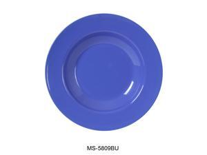 Yanco MS-5809BU Mile Stone Pasta Bowl, 13 OZ Capacity, 1.25" Height, 9.25" Diameter, Melamine, Bule Color, Pack of 24 Yanco MS-5809BU Mile Stone Pasta Bowl, 13 OZ Capacity, 1.25" Height, 9.25" Diameter, Melamine, Bule Color, Pack of 24