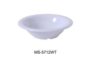 Yanco MS-5712WT Mile Stone Soup Bowl, 12 OZ Capacity, 1.75" Height, 7.25" Diameter, Melamine, White Color, Pack of 48 Yanco MS-5712WT Mile Stone Soup Bowl, 12 OZ Capacity, 1.75" Height, 7.25" Diameter, Melamine, White Color, Pack of 48