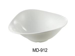 Yanco MD-912 Milando Bowl, 68 oz Capacity, 12" Length, 10" Width, 3.65" Height, Melamine, White Color, Pack of 12 Yanco MD-912 Milando Bowl, 68 oz Capacity, 12" Length, 10" Width, 3.65" Height, Melamine, White Color, Pack of 12