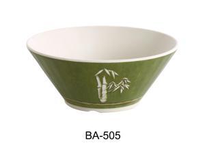 Yanco BA-505 Bamboo Style 5.5" Soup Bowl, 16 OZ, Melamine, Pack of 48 Yanco BA-505 Bamboo Style 5.5" Soup Bowl, 16 OZ, Melamine, Pack of 48