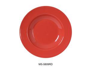 Yanco MS-5809RD Mile Stone Pasta Bowl, 13 OZ Capacity, 1.25" Height, 9.25" Diameter, Melamine, Orange Red Color, Pack of 24 Yanco MS-5809RD Mile Stone Pasta Bowl, 13 OZ Capacity, 1.25" Height, 9.25" Diameter, Melamine, Orange Red Color, Pack of 24