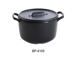 Yanco BP-4105 Black Pearl 5.5" BOWL WITH HANDLE AND LID 28 OZ, 7.5" Length with handle, 3.5" Height, Melamine, Black Color with Matting Finish, Pack of 24 Yanco BP-4105 Black Pearl 5.5" BOWL WITH HANDLE AND LID 28 OZ, 7.5" Length with handle, 3.5" Height, Melamine, Black Color with Matting Finish, Pack of 24