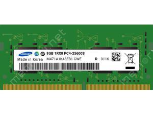 Samsung 8GB DDR4 3200MHz PC4-25600 1.2V 1Rx8 260-Pin SODIMM Laptop RAM Memory Module M471A1K43EB1-CWE
