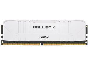 Crucial Ballistix 2666 MHz DDR4 DRAM Desktop Gaming Memory 8GB CL16 BL8G26C16U4W (WHITE)