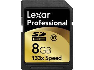 Lexar Professional  8 GB  SDHC CARD 133x SEED 20MB/SEC GUARANTEED  SD8GB-133-386 SDHC  IMAGE RESCUE@4 SOFTWARE ... PACK..