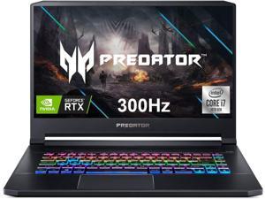 Newest Acer Predator Triton 500 15.6" FHD IPS 300Hz Gaming Laptop, Intel Core i7-10750H, 32GB RAM, 1TB PCIe SSD, NVIDIA GeForce RTX 2070 Max-Q, RGB Backlit Keyboard, Windows 10 Pro, Black