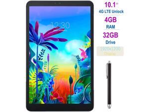 LG G Pad 5 10.1-inch (1920x1200) 4GB LTE Unlocked Tablet, 4GB RAM, 32GB Storage, Fingerprint, Android 9.0 w/Mazepoly Stylus Pen (Renewed)