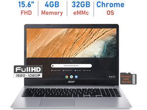 Acer Chromebook 15.6 FHD ComfyView IPS (1920x1080) LED Computer, Intel Celeron N4000 Up to 2.6GHz, 4GB LPDDR4, 32GB SSD, USB Type-C, Webcam, Bluetooth, Chrome OS w/ Mazepoly 64GB MicroSD Card Acer Chromebook 15.6 FHD ComfyView IPS (1920x1080) LED Computer, Intel Celeron N4000 Up to 2.6GHz, 4GB LPDDR4, 32GB SSD, USB Type-C, Webcam, Bluetooth, Chrome OS w/ Mazepoly 64GB MicroSD Card