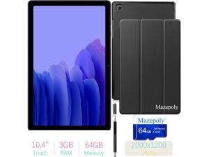 2021 Samsung Galaxy Tab A7 104 2000x1200 TFT Display WiFi Tablet Bundle Qualcomm Snapdragon 662 3GB RAM Bluetooth Dolby Atmos Audio Android 10 OS wMazepoly Accessories 64GB Gray