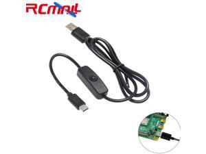 5V 3A Power Adapter Cable USB to Type-C Power Supply Cord with on/off Switch For Raspberry Pi 4 Modle B FZ3910 5V 3A Power Adapter Cable USB to Type-C Power Supply Cord with on/off Switch For Raspberry Pi 4 Modle B FZ3910