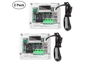 2PCS Digital Temperature Controller XH-W1209 with Case Module Display Cooling Switch Thermostat For Waterproof NTC Probe Sensor 2PCS Digital Temperature Controller XH-W1209 with Case Module Display Cooling Switch Thermostat For Waterproof NTC Probe Sensor