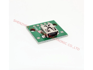 SUQ 10pcs MINI USB to DIP Adapter 5pin female connector B type pcb converter SUQ 10pcs MINI USB to DIP Adapter 5pin female connector B type pcb converter