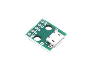 MICRO USB to DIP Adapter 5pin Female Connector B Type PCB Converter MICRO USB to DIP Adapter 5pin Female Connector B Type PCB Converter