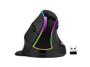 Ergonomics Vertical Mouse Wireless Gaming Mouse Rechargeable Rgb Led Backlit Hand Mice for Computer Ergonomics Vertical Mouse Wireless Gaming Mouse Rechargeable Rgb Led Backlit Hand Mice for Computer