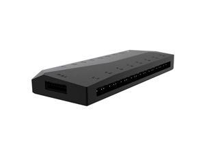 5V 3Pin ARGB Splitter Hub PWM Fan Controller SATA Powered Speed Controller Adapter Computer Accessories 5V 3Pin ARGB Splitter Hub PWM Fan Controller SATA Powered Speed Controller Adapter Computer Accessories