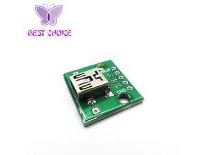100pcs MINI USB to DIP Adapter 5pin female connector B type pcb converter 100pcs MINI USB to DIP Adapter 5pin female connector B type pcb converter