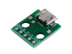 ABKT-10Pcs Micro-Usb To Dip Adapter 5Pin Female Connector B Type Pcb Converter ABKT-10Pcs Micro-Usb To Dip Adapter 5Pin Female Connector B Type Pcb Converter