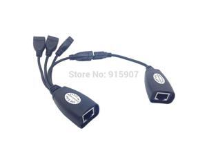 CY USB Keyboard Mouse Over RJ45 CAT5E CAT6 Extension Cable Extender 4 Ports Hub Cable Adapter CY USB Keyboard Mouse Over RJ45 CAT5E CAT6 Extension Cable Extender 4 Ports Hub Cable Adapter