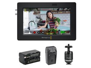 Blackmagic Design Video Assist 3G-SDI/HDMI 5" Recorder/Monitor with Li-Ion Battery Pack, AC/DC Charger & Ball Head Bundle Blackmagic Design Video Assist 3G-SDI/HDMI 5" Recorder/Monitor with Li-Ion Battery Pack, AC/DC Charger & Ball Head Bundle