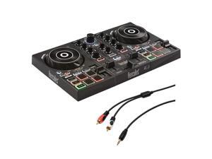 Hercules DJ Control Inpulse 200 with /8" Stereo Mini to Dual RCA Y-Cable (6') Bundle Hercules DJ Control Inpulse 200 with /8" Stereo Mini to Dual RCA Y-Cable (6') Bundle