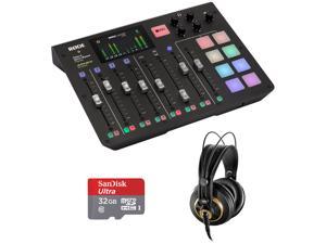 Rode RODECaster Pro Podcast Production Studio Bundle with AKG K240 Studio Pro Headphones & 32GB Memory Card