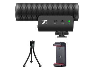 Sennheiser MKE 400 Camera-Mount Shotgun Microphone (2nd Generation) Bundle with Compact Tabletop Tripod and Smartphone Tripod Mount Sennheiser MKE 400 Camera-Mount Shotgun Microphone (2nd Generation) Bundle with Compact Tabletop Tripod and Smartphone Tripod Mount