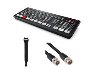 Blackmagic Design ATEM SDI Extreme ISO Live Production Switcher Bundle with Kopul 3GSDI Cable BNC to BNC 50 ft and 10Pack Straps