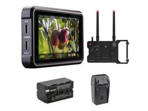 Atomos Ninja V 5" 4K HDMI Recording Monitor Bundle with Atomos CONNECT for Ninja V, Li-ION Battery Pack, and AC/DC Charger