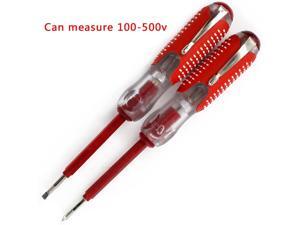 100-500V Test Pen Screwdriver Test Pencil Electric Tester Durable Insulation Electrician Home Tool 100-500V Test Pen Screwdriver Test Pencil Electric Tester Durable Insulation Electrician Home Tool