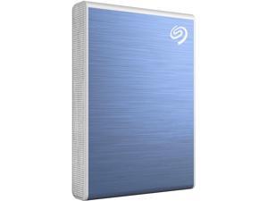 Seagate One Touch SSD 1TB External SSD Portable - Blue, Speeds up to 1030MB/s, with Android App, 1yr Mylio Create, 4mo Adobe Creative Cloud Photography Plan and Rescue Services (STKG1000402)