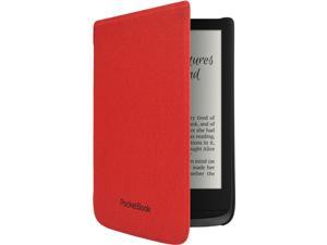PocketBook Cover for Touch Lux4/Basic Lux2 Shell Red; PU leather imitation; (WPUC-627-S-RD)