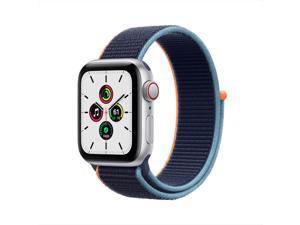 Apple Watch SE 40mm GPS + Cellular Silver Aluminium Case with Deep Navy Sport Loop -NEW SEALED Apple Watch SE 40mm GPS + Cellular Silver Aluminium Case with Deep Navy Sport Loop -NEW SEALED
