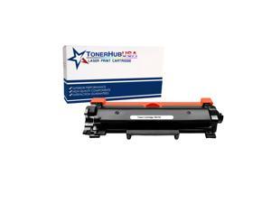 TONERHUBUSA Compatible Toner Cartridge Replacement for Brother TN760 with chip (1-Pack)