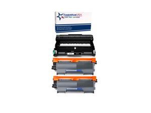 TONERHUBUSA 1 DR420 Drum + 2 TN450 420 Toner Cartridge Black High Yield Combo for HL-2240D HL-2270DW HL-2280DW MFC-7360N MFC-7860DW Printer