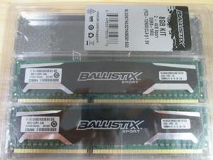 colloshow Ballistix PC3-12800 DDR3-1600 8GB  PC3-12800 DDR3 SDRAM Memory NEW
