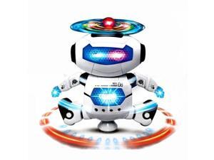 Toys For Boys Girls Robot Kid Toddler Robot 3 4 5 6 7 8 9 Year Old Age Cool Toy Dancing Robot -Electronic Walking Spinning Musical and Colorful Flashing Lights Fun Chirstmas Toy Gift