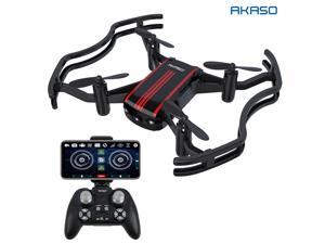 AKASO A21 Mini Quadcopter Drone Camera Live Video with 720P HD FPV WiFi RC Drone for Kids Beginners Adults - with One Key Take-Off/Landing, Optical Altitude Hold AKASO A21 Mini Quadcopter Drone Camera Live Video with 720P HD FPV WiFi RC Drone for Kids Beginners Adults - with One Key Take-Off/Landing, Optical Altitude Hold